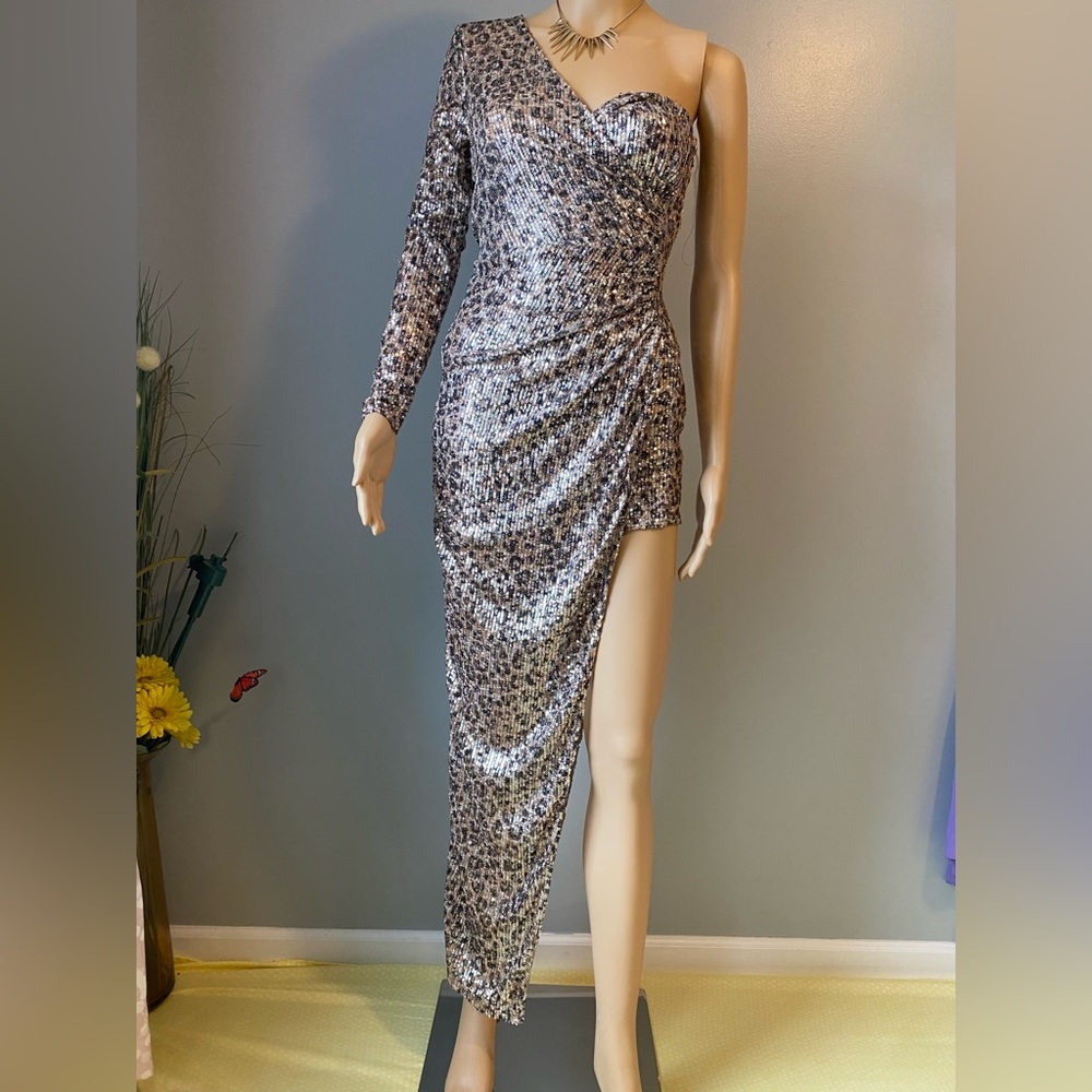 Fashion Nova Sexy Sequin maxi -dress